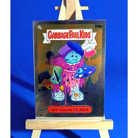 2023 Topps Garage Pail Kids Chrome Series 6 Off-Color Clara #214a - Picture 5 of 6